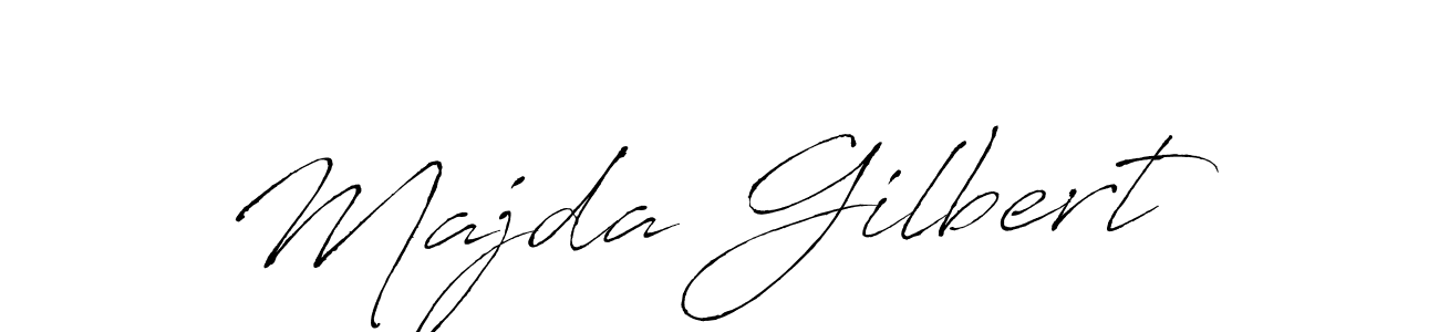 Also You can easily find your signature by using the search form. We will create Majda Gilbert name handwritten signature images for you free of cost using Antro_Vectra sign style. Majda Gilbert signature style 6 images and pictures png