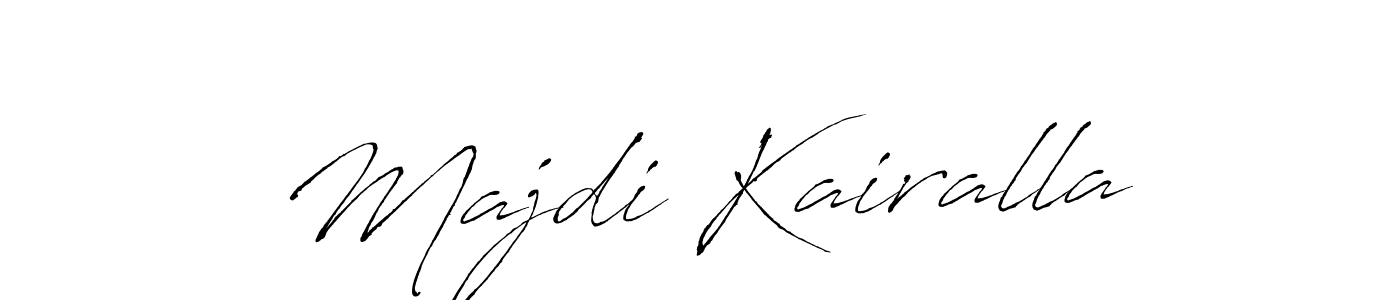 Similarly Antro_Vectra is the best handwritten signature design. Signature creator online .You can use it as an online autograph creator for name Majdi Kairalla. Majdi Kairalla signature style 6 images and pictures png