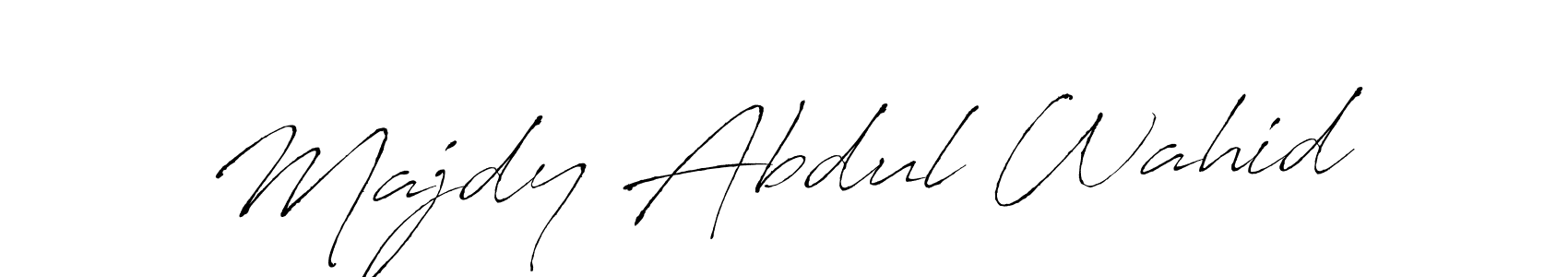 Once you've used our free online signature maker to create your best signature Antro_Vectra style, it's time to enjoy all of the benefits that Majdy Abdul Wahid name signing documents. Majdy Abdul Wahid signature style 6 images and pictures png