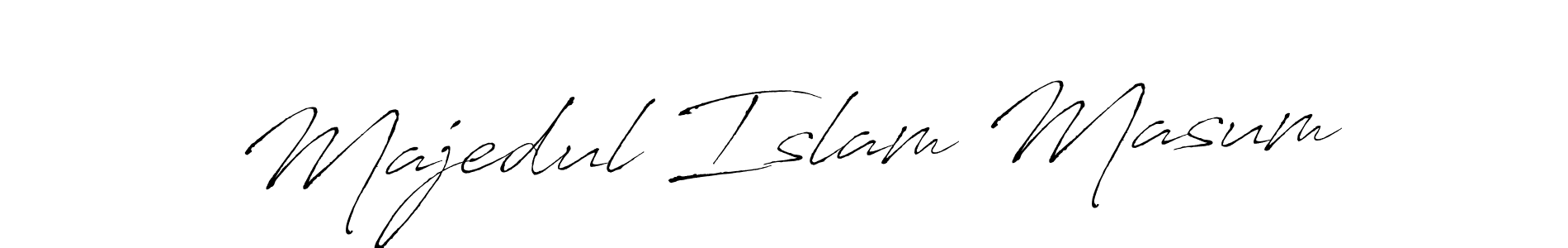 Antro_Vectra is a professional signature style that is perfect for those who want to add a touch of class to their signature. It is also a great choice for those who want to make their signature more unique. Get Majedul Islam Masum name to fancy signature for free. Majedul Islam Masum signature style 6 images and pictures png