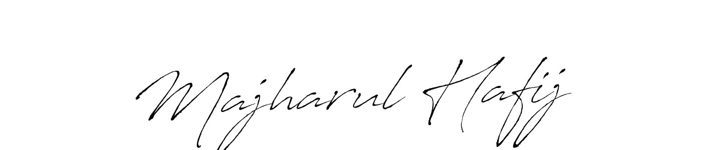 Majharul Hafij stylish signature style. Best Handwritten Sign (Antro_Vectra) for my name. Handwritten Signature Collection Ideas for my name Majharul Hafij. Majharul Hafij signature style 6 images and pictures png