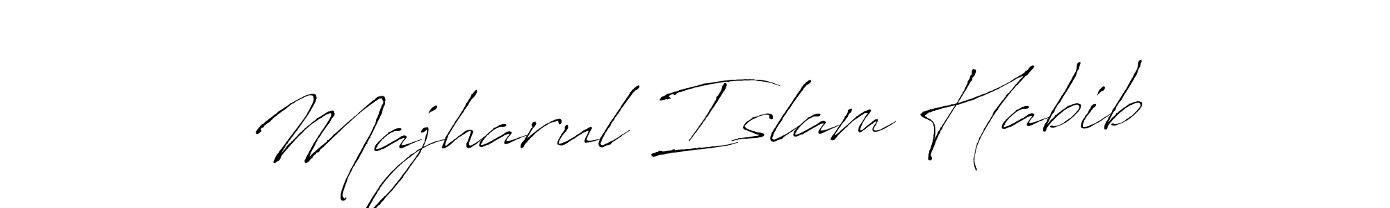 You should practise on your own different ways (Antro_Vectra) to write your name (Majharul Islam Habib) in signature. don't let someone else do it for you. Majharul Islam Habib signature style 6 images and pictures png