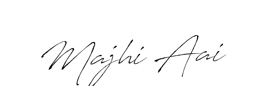 Design your own signature with our free online signature maker. With this signature software, you can create a handwritten (Antro_Vectra) signature for name Majhi Aai. Majhi Aai signature style 6 images and pictures png