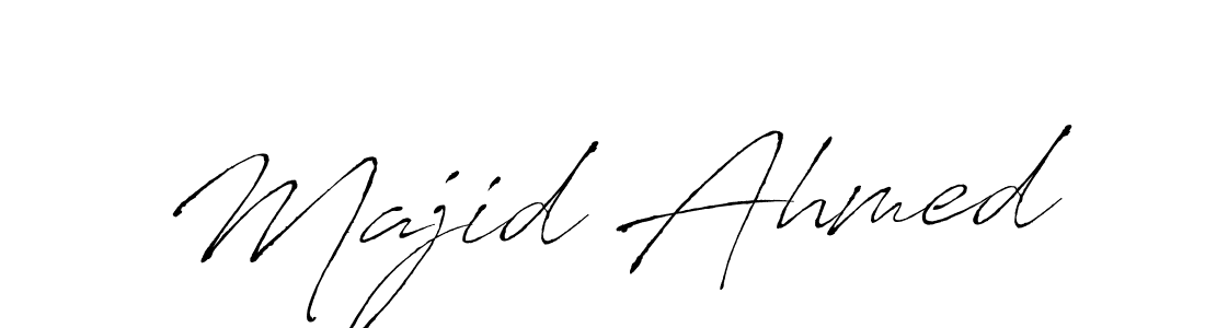 Make a beautiful signature design for name Majid Ahmed. With this signature (Antro_Vectra) style, you can create a handwritten signature for free. Majid Ahmed signature style 6 images and pictures png