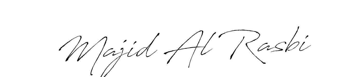 How to make Majid Al Rasbi name signature. Use Antro_Vectra style for creating short signs online. This is the latest handwritten sign. Majid Al Rasbi signature style 6 images and pictures png