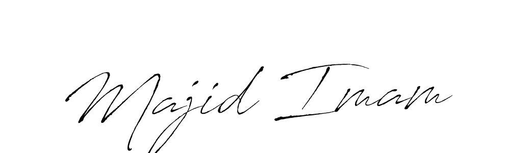 Majid Imam stylish signature style. Best Handwritten Sign (Antro_Vectra) for my name. Handwritten Signature Collection Ideas for my name Majid Imam. Majid Imam signature style 6 images and pictures png