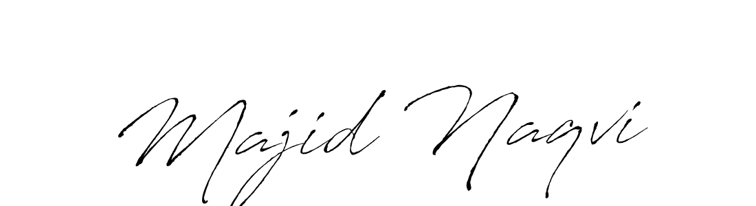 Make a beautiful signature design for name Majid Naqvi. With this signature (Antro_Vectra) style, you can create a handwritten signature for free. Majid Naqvi signature style 6 images and pictures png