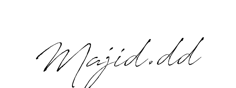 Create a beautiful signature design for name Majid.dd. With this signature (Antro_Vectra) fonts, you can make a handwritten signature for free. Majid.dd signature style 6 images and pictures png