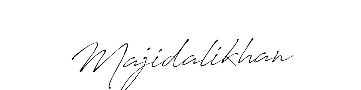 Make a beautiful signature design for name Majidalikhan. With this signature (Antro_Vectra) style, you can create a handwritten signature for free. Majidalikhan signature style 6 images and pictures png