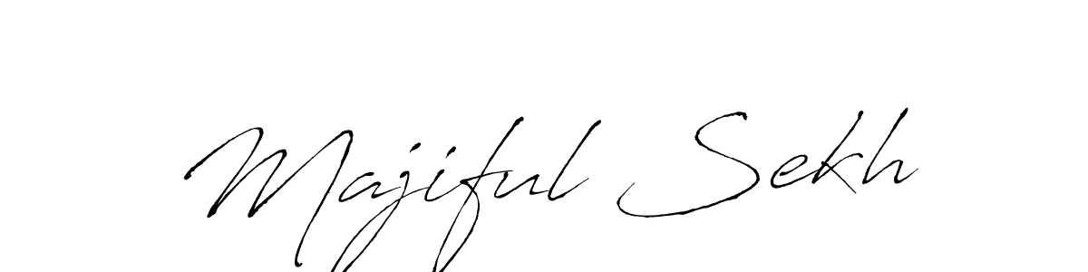 How to make Majiful Sekh signature? Antro_Vectra is a professional autograph style. Create handwritten signature for Majiful Sekh name. Majiful Sekh signature style 6 images and pictures png