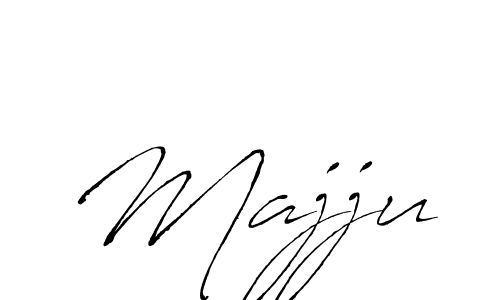 Design your own signature with our free online signature maker. With this signature software, you can create a handwritten (Antro_Vectra) signature for name Majju. Majju signature style 6 images and pictures png