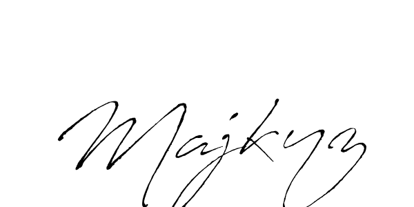 Create a beautiful signature design for name Majkyz. With this signature (Antro_Vectra) fonts, you can make a handwritten signature for free. Majkyz signature style 6 images and pictures png