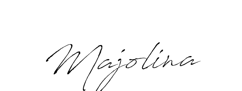 Majolina stylish signature style. Best Handwritten Sign (Antro_Vectra) for my name. Handwritten Signature Collection Ideas for my name Majolina. Majolina signature style 6 images and pictures png