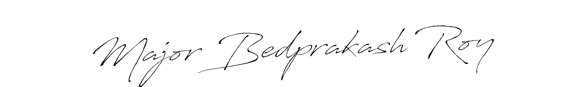 You should practise on your own different ways (Antro_Vectra) to write your name (Major Bedprakash Roy) in signature. don't let someone else do it for you. Major Bedprakash Roy signature style 6 images and pictures png