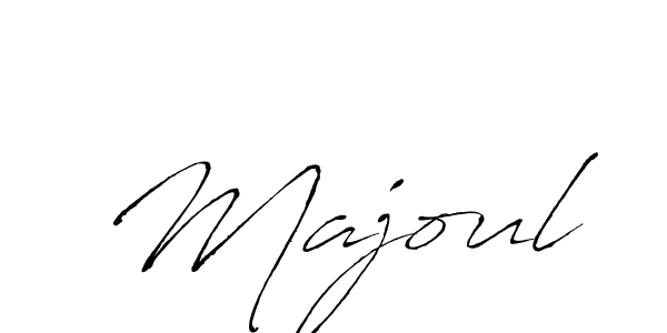 The best way (Antro_Vectra) to make a short signature is to pick only two or three words in your name. The name Majoul include a total of six letters. For converting this name. Majoul signature style 6 images and pictures png