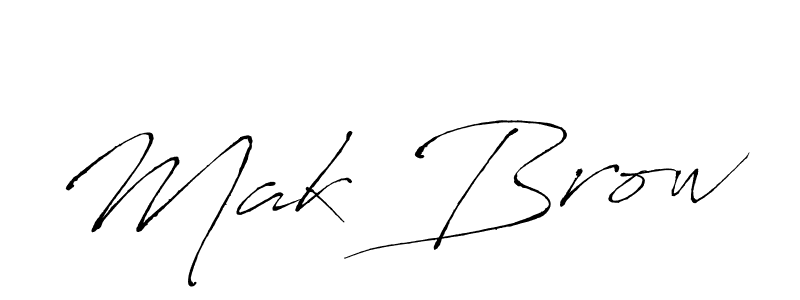 Use a signature maker to create a handwritten signature online. With this signature software, you can design (Antro_Vectra) your own signature for name Mak Brow. Mak Brow signature style 6 images and pictures png