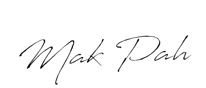 Mak Pah stylish signature style. Best Handwritten Sign (Antro_Vectra) for my name. Handwritten Signature Collection Ideas for my name Mak Pah. Mak Pah signature style 6 images and pictures png