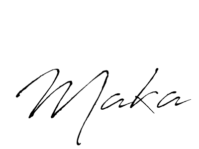 Also we have Maka name is the best signature style. Create professional handwritten signature collection using Antro_Vectra autograph style. Maka signature style 6 images and pictures png