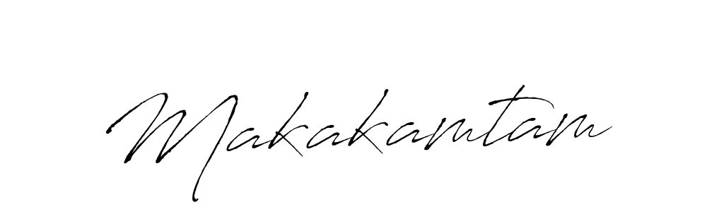 How to make Makakamtam signature? Antro_Vectra is a professional autograph style. Create handwritten signature for Makakamtam name. Makakamtam signature style 6 images and pictures png
