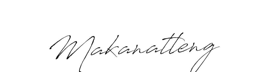 Create a beautiful signature design for name Makanatleng. With this signature (Antro_Vectra) fonts, you can make a handwritten signature for free. Makanatleng signature style 6 images and pictures png