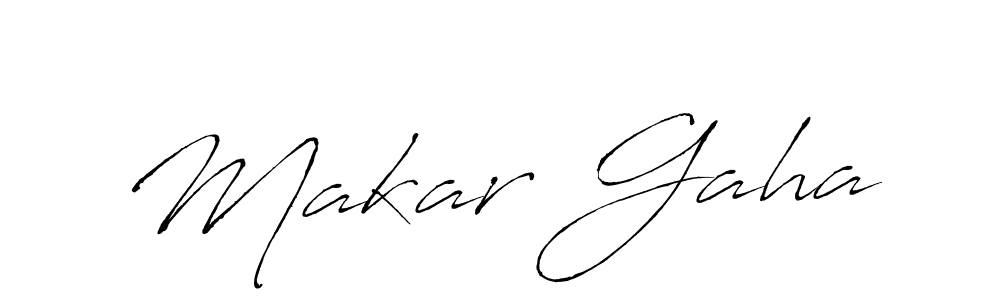 The best way (Antro_Vectra) to make a short signature is to pick only two or three words in your name. The name Makar Gaha include a total of six letters. For converting this name. Makar Gaha signature style 6 images and pictures png