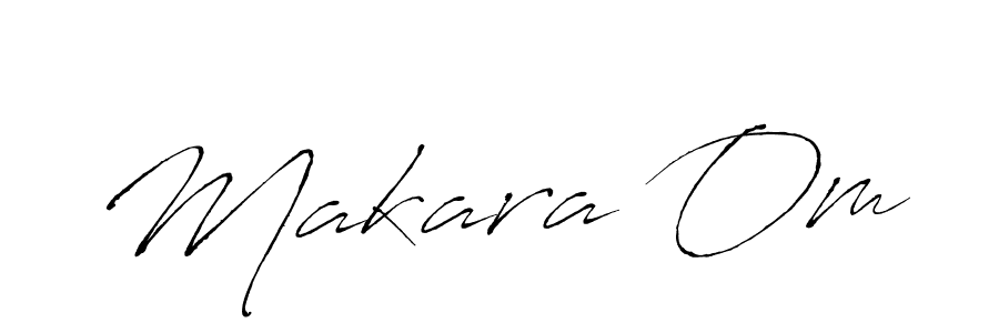 Also we have Makara Om name is the best signature style. Create professional handwritten signature collection using Antro_Vectra autograph style. Makara Om signature style 6 images and pictures png