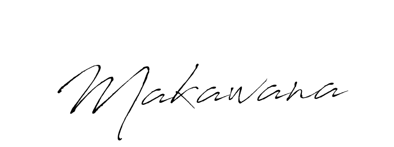 Use a signature maker to create a handwritten signature online. With this signature software, you can design (Antro_Vectra) your own signature for name Makawana. Makawana signature style 6 images and pictures png