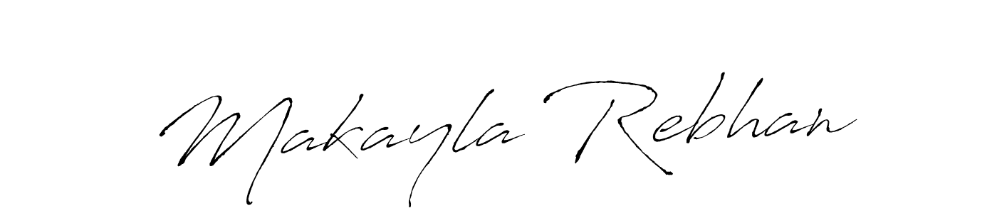 Once you've used our free online signature maker to create your best signature Antro_Vectra style, it's time to enjoy all of the benefits that Makayla Rebhan name signing documents. Makayla Rebhan signature style 6 images and pictures png