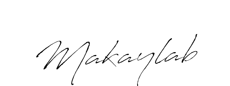 Use a signature maker to create a handwritten signature online. With this signature software, you can design (Antro_Vectra) your own signature for name Makaylab. Makaylab signature style 6 images and pictures png