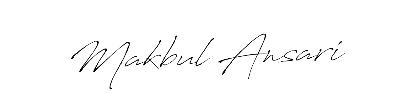 Once you've used our free online signature maker to create your best signature Antro_Vectra style, it's time to enjoy all of the benefits that Makbul Ansari name signing documents. Makbul Ansari signature style 6 images and pictures png
