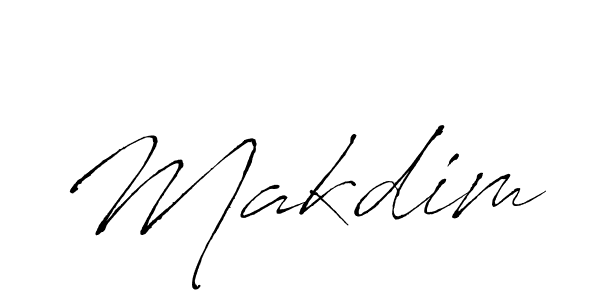 You should practise on your own different ways (Antro_Vectra) to write your name (Makdim) in signature. don't let someone else do it for you. Makdim signature style 6 images and pictures png