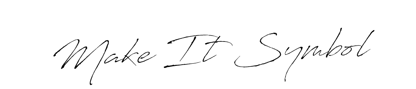 It looks lik you need a new signature style for name Make It Symbol. Design unique handwritten (Antro_Vectra) signature with our free signature maker in just a few clicks. Make It Symbol signature style 6 images and pictures png