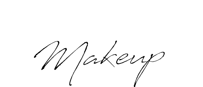 Make a beautiful signature design for name Makeup . With this signature (Antro_Vectra) style, you can create a handwritten signature for free. Makeup  signature style 6 images and pictures png