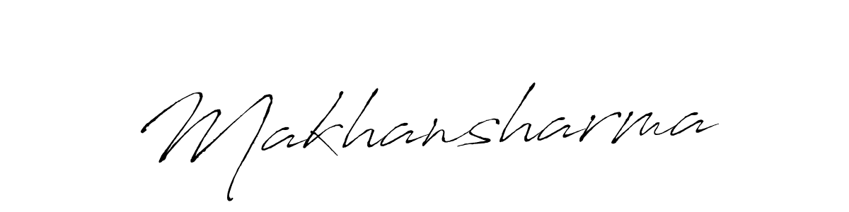 You should practise on your own different ways (Antro_Vectra) to write your name (Makhansharma) in signature. don't let someone else do it for you. Makhansharma signature style 6 images and pictures png