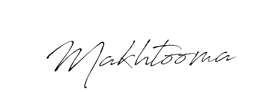 Create a beautiful signature design for name Makhtooma. With this signature (Antro_Vectra) fonts, you can make a handwritten signature for free. Makhtooma signature style 6 images and pictures png
