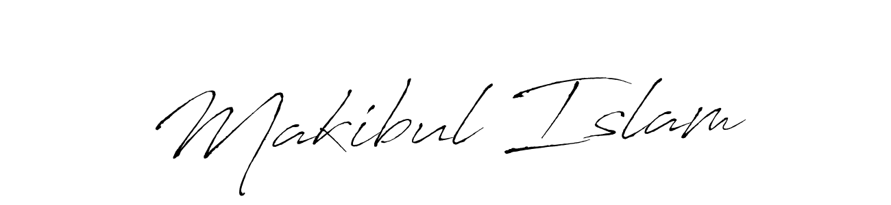 Use a signature maker to create a handwritten signature online. With this signature software, you can design (Antro_Vectra) your own signature for name Makibul Islam. Makibul Islam signature style 6 images and pictures png