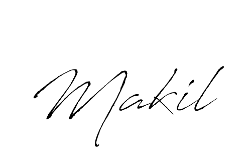 You should practise on your own different ways (Antro_Vectra) to write your name (Makil) in signature. don't let someone else do it for you. Makil signature style 6 images and pictures png