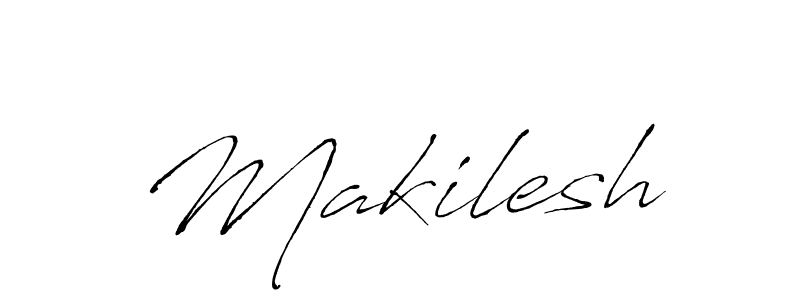 Makilesh stylish signature style. Best Handwritten Sign (Antro_Vectra) for my name. Handwritten Signature Collection Ideas for my name Makilesh. Makilesh signature style 6 images and pictures png