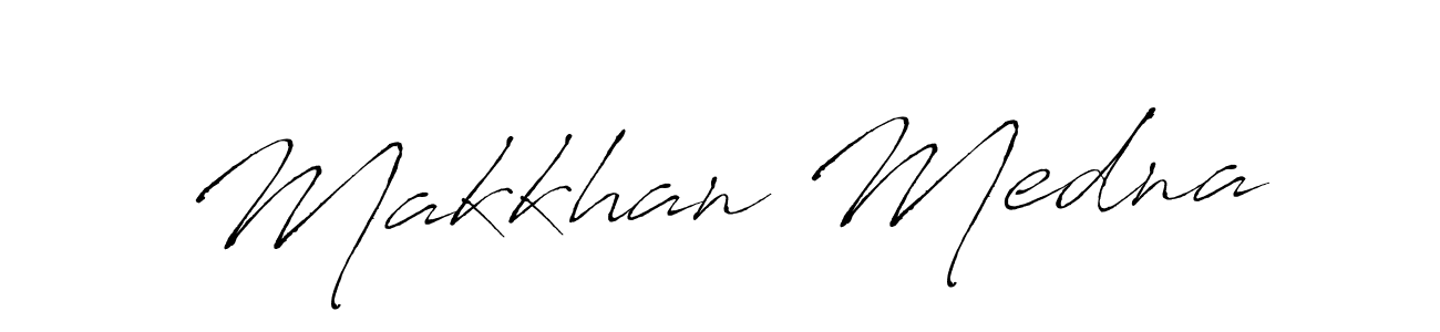 Make a beautiful signature design for name Makkhan Medna. Use this online signature maker to create a handwritten signature for free. Makkhan Medna signature style 6 images and pictures png