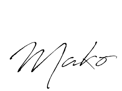 Also we have Mako name is the best signature style. Create professional handwritten signature collection using Antro_Vectra autograph style. Mako signature style 6 images and pictures png
