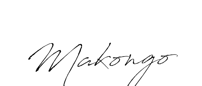 Make a beautiful signature design for name Makongo. With this signature (Antro_Vectra) style, you can create a handwritten signature for free. Makongo signature style 6 images and pictures png