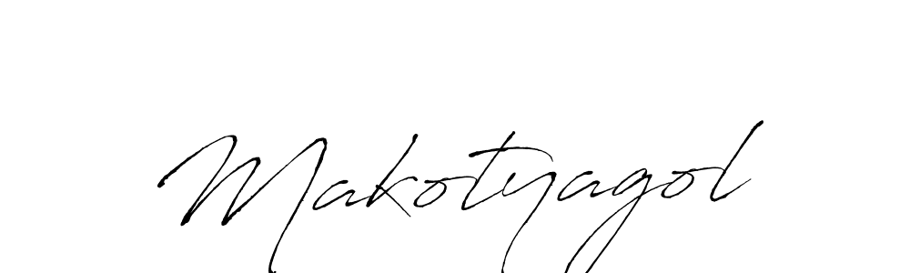 Makotyagol stylish signature style. Best Handwritten Sign (Antro_Vectra) for my name. Handwritten Signature Collection Ideas for my name Makotyagol. Makotyagol signature style 6 images and pictures png