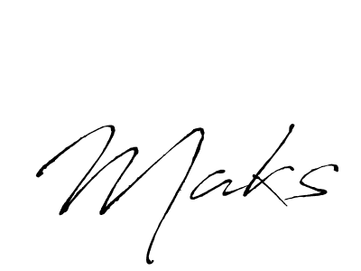 The best way (Antro_Vectra) to make a short signature is to pick only two or three words in your name. The name Maks include a total of six letters. For converting this name. Maks signature style 6 images and pictures png