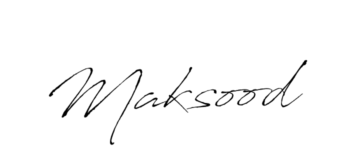 Create a beautiful signature design for name Maksood. With this signature (Antro_Vectra) fonts, you can make a handwritten signature for free. Maksood signature style 6 images and pictures png