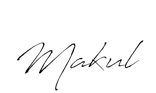 Makul stylish signature style. Best Handwritten Sign (Antro_Vectra) for my name. Handwritten Signature Collection Ideas for my name Makul. Makul signature style 6 images and pictures png