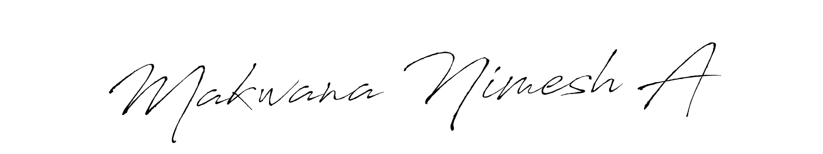 Also we have Makwana Nimesh A name is the best signature style. Create professional handwritten signature collection using Antro_Vectra autograph style. Makwana Nimesh A signature style 6 images and pictures png