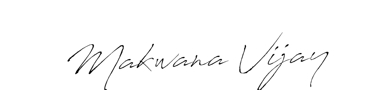You should practise on your own different ways (Antro_Vectra) to write your name (Makwana Vijay) in signature. don't let someone else do it for you. Makwana Vijay signature style 6 images and pictures png
