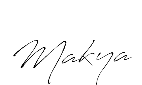 Also we have Makya name is the best signature style. Create professional handwritten signature collection using Antro_Vectra autograph style. Makya signature style 6 images and pictures png