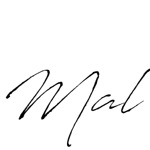 Create a beautiful signature design for name Mal. With this signature (Antro_Vectra) fonts, you can make a handwritten signature for free. Mal signature style 6 images and pictures png