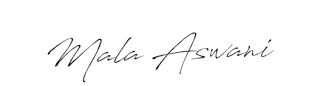 It looks lik you need a new signature style for name Mala Aswani. Design unique handwritten (Antro_Vectra) signature with our free signature maker in just a few clicks. Mala Aswani signature style 6 images and pictures png